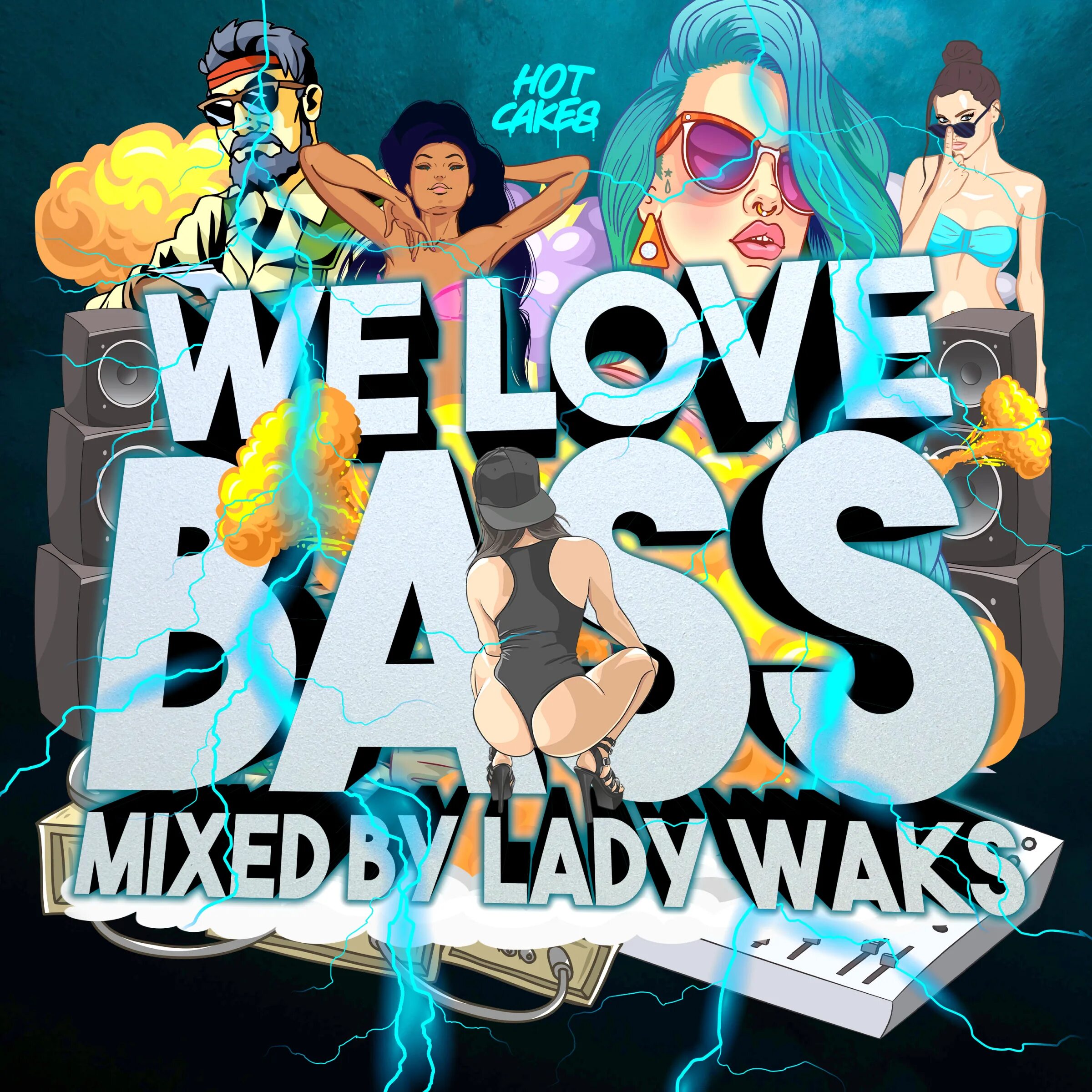 Басс микс. We Love Bass (Mixed by Lady Waks) (2021). Обои Waks. MC Thug Shells. Lady Waks 2023.