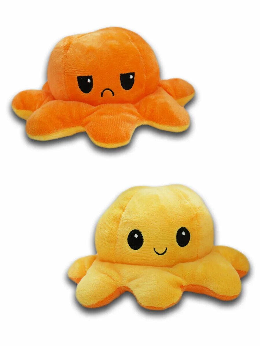 осьминожки вывернушки. осьминожка мягкая игрушка двусторонняя. осьминожка перевертыш 10 см. осьминожка вывернушка. осьминожки вывернушки.