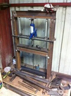 Пресс из домкрата своими