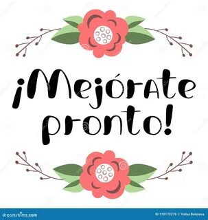 Tarjeta Que Te Mejores Pronto