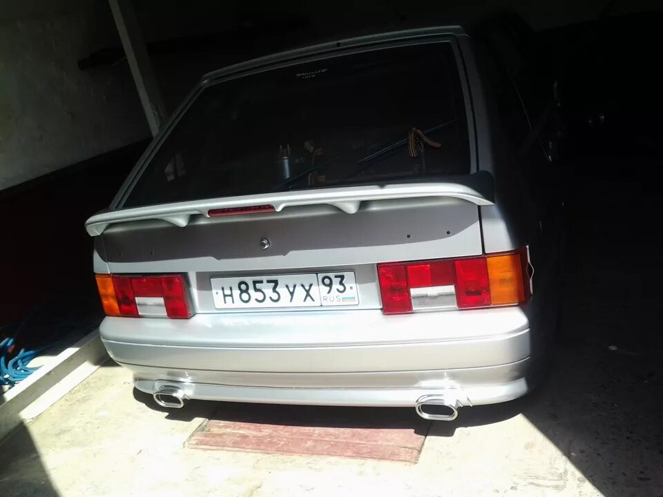 АМГ выхлоп на ВАЗ 2114 - Lada 2114, 1,5 л, 2005 года тюнинг DRIVE2