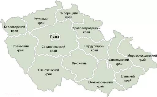 Края чехии. Административное деление чехии. карта чехии с областями. административная карта чехии.