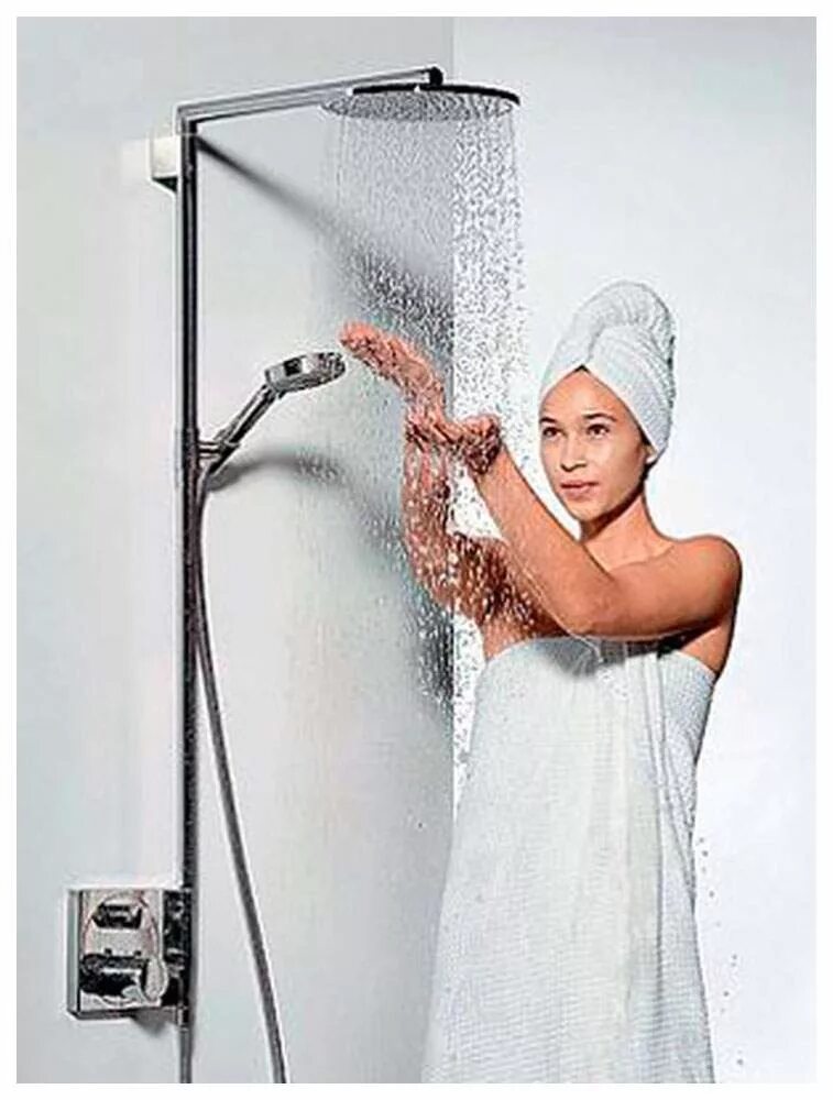 Hansgrohe Showerpipe для ванны. Hansgrohe Raindance 95. Время принятия душа