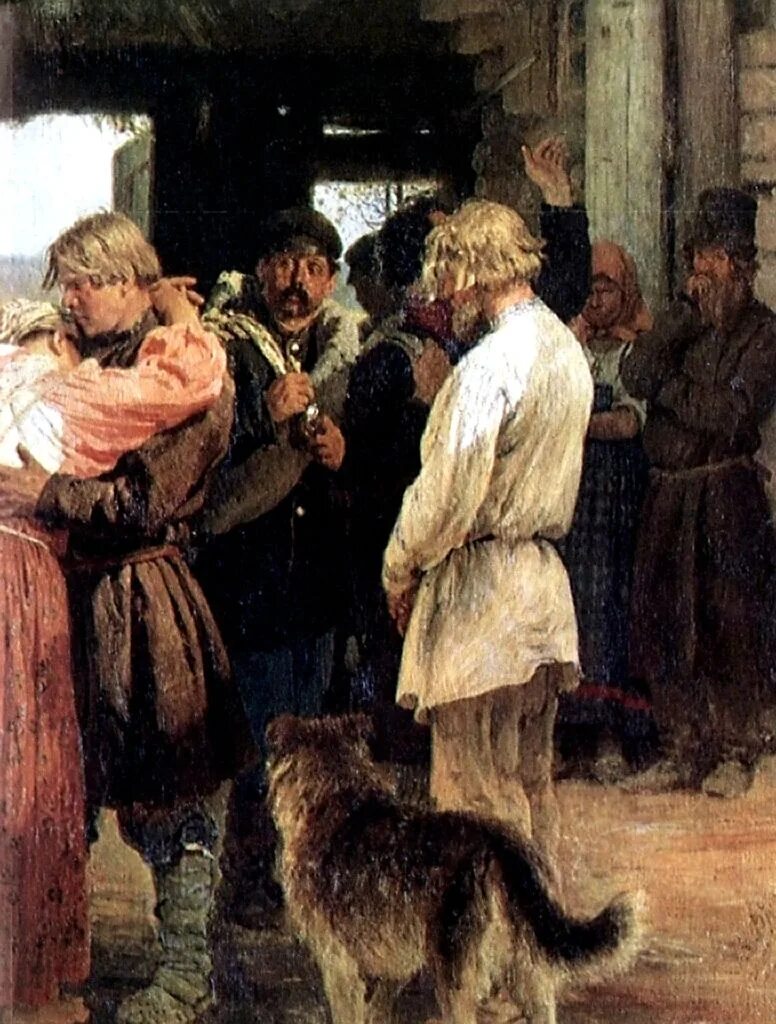 1879. Рекрут картина репина. Рекрут картина репина. Рекрутский набор петра 1 картина. Рекрут картина репина.