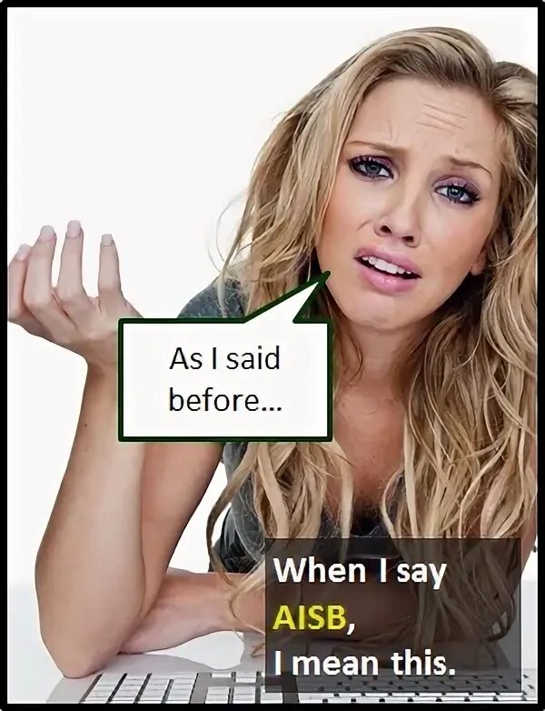 As i said before. As i said before