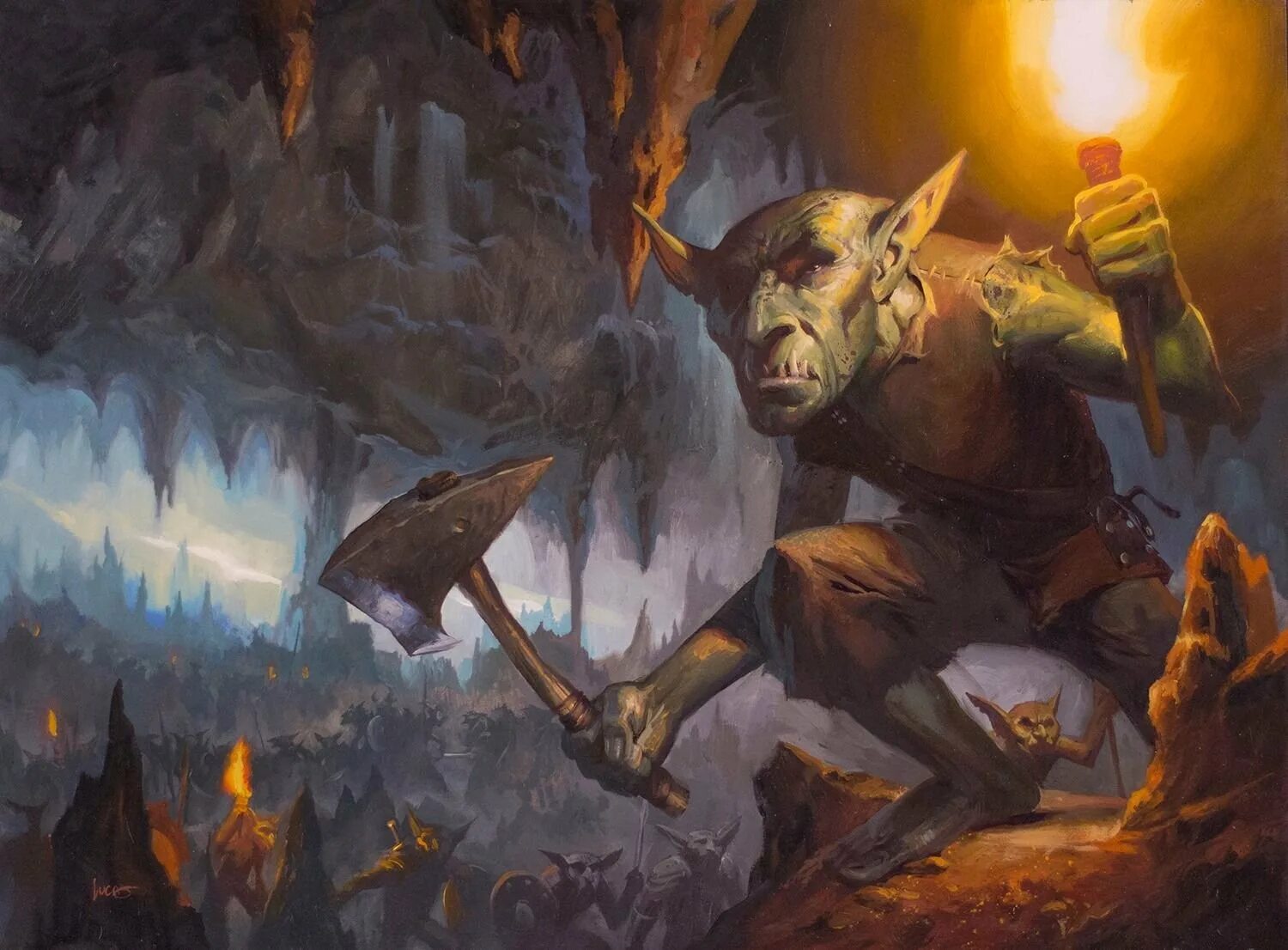 Гоблин арт. Гоблин арт мтг. magic the gathering арт. magic the gathering гоблин. король гоблинов мтг.