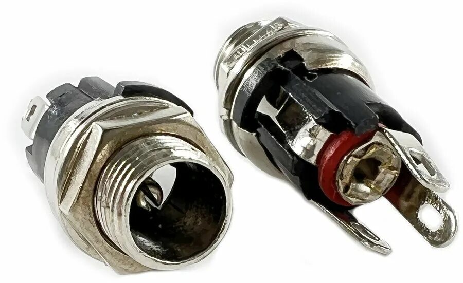 1х5. разъем гнездо питания dc 5. 5 в корпус металл под винт. 5. 5x2.