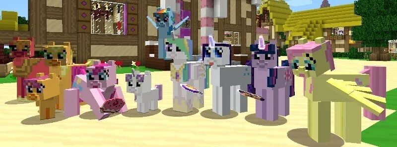 МЛП майнкрафт. My little Pony Minecraft. Пони мод на майнкрафт. Майлтл пони в маццйнкрафте. Мод на игру пони