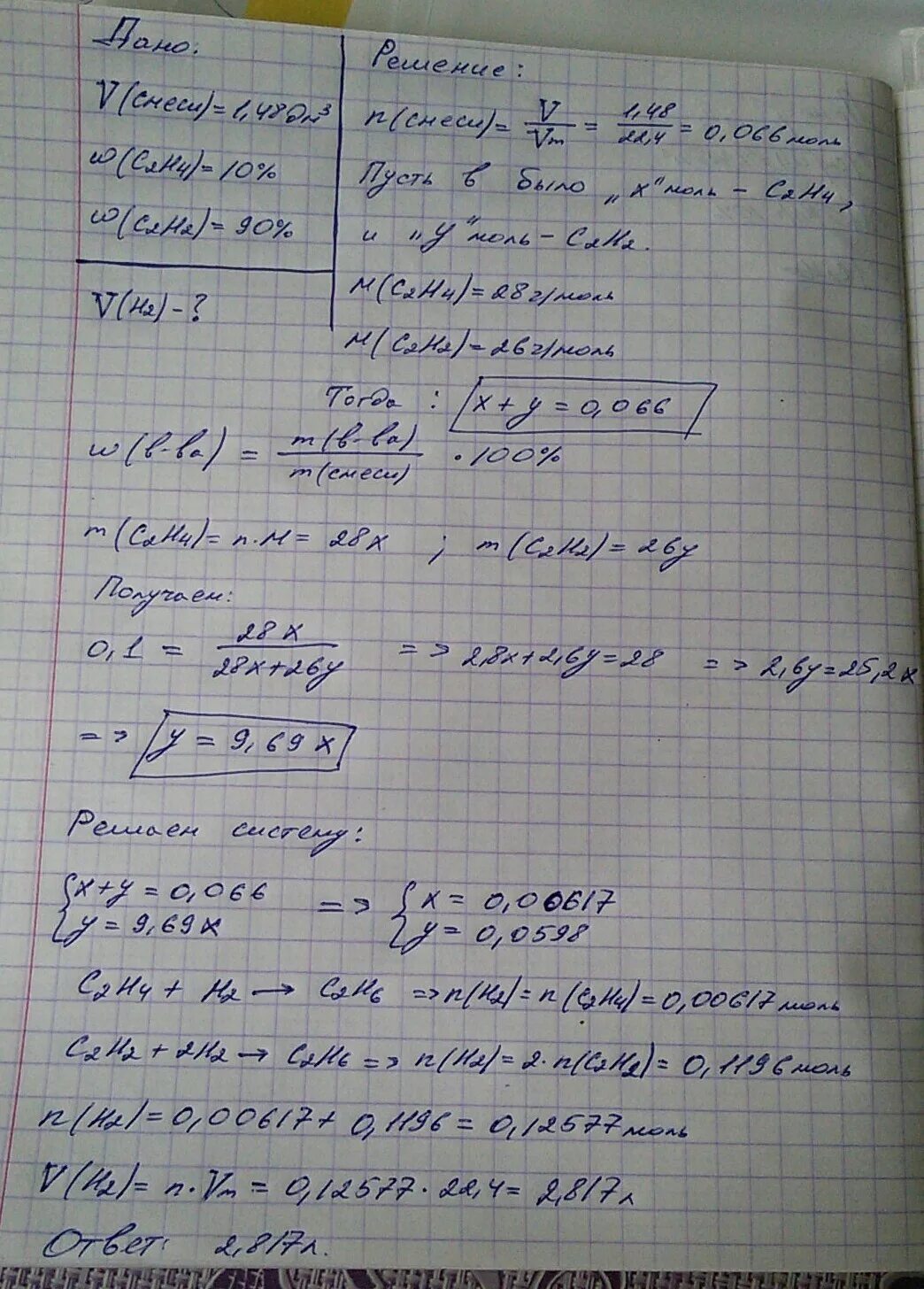 Какой объем водорода н у потребуется. Найдите объем водорода необходимый для гидрирования. вычислите объем водорода необходимый для гидрирования. найти объем водорода. какой объем водорода потребуется для полного гидрирования 5.6.