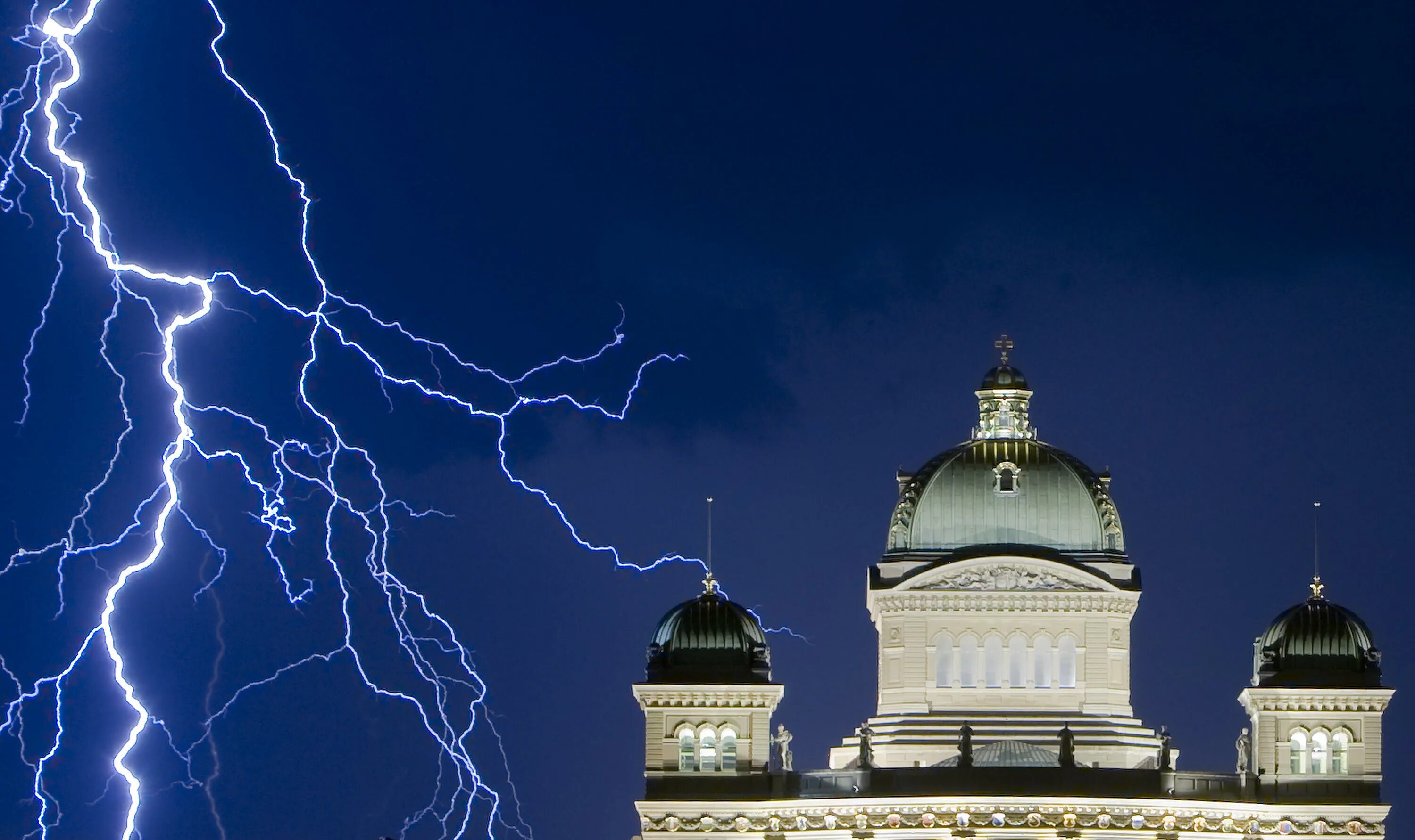 When the lightning
