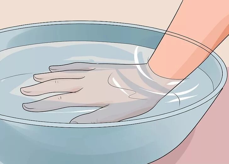В теплой воде в 1