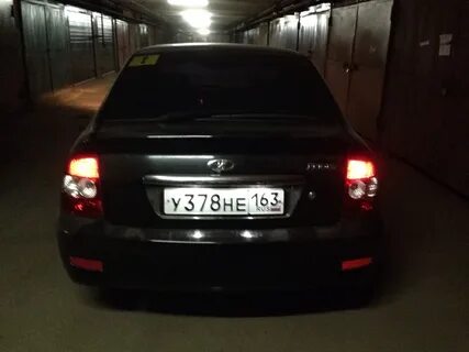 Задняя подсветка приора
