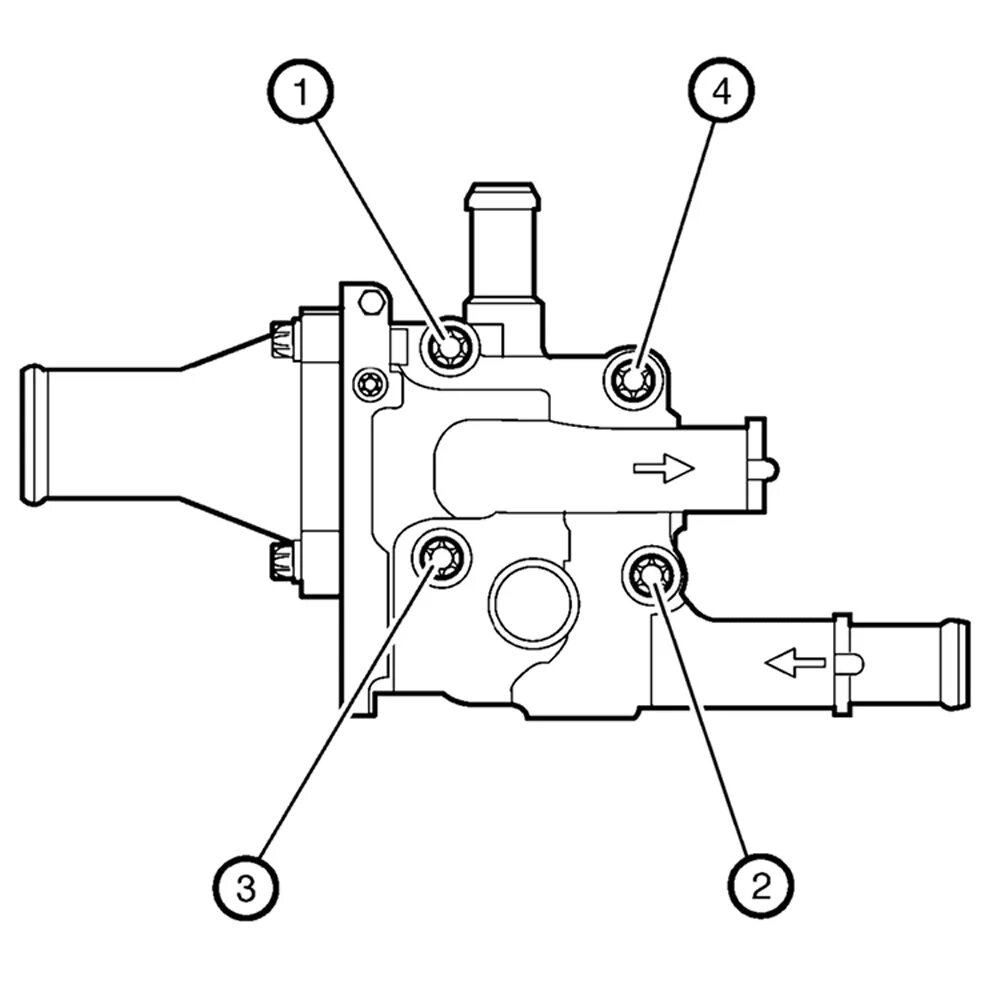 Корпус термостата Круз 1.8 схема. Корпус термостата Шевроле Авео т250 1.4. Термостат Авео т300 схема.