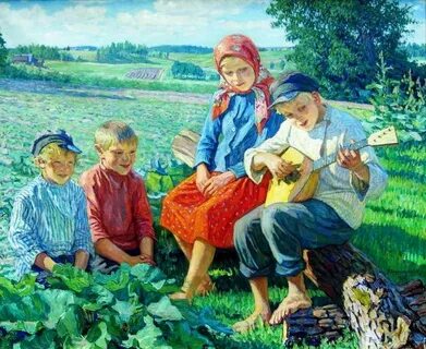 Дети играют на балалайке