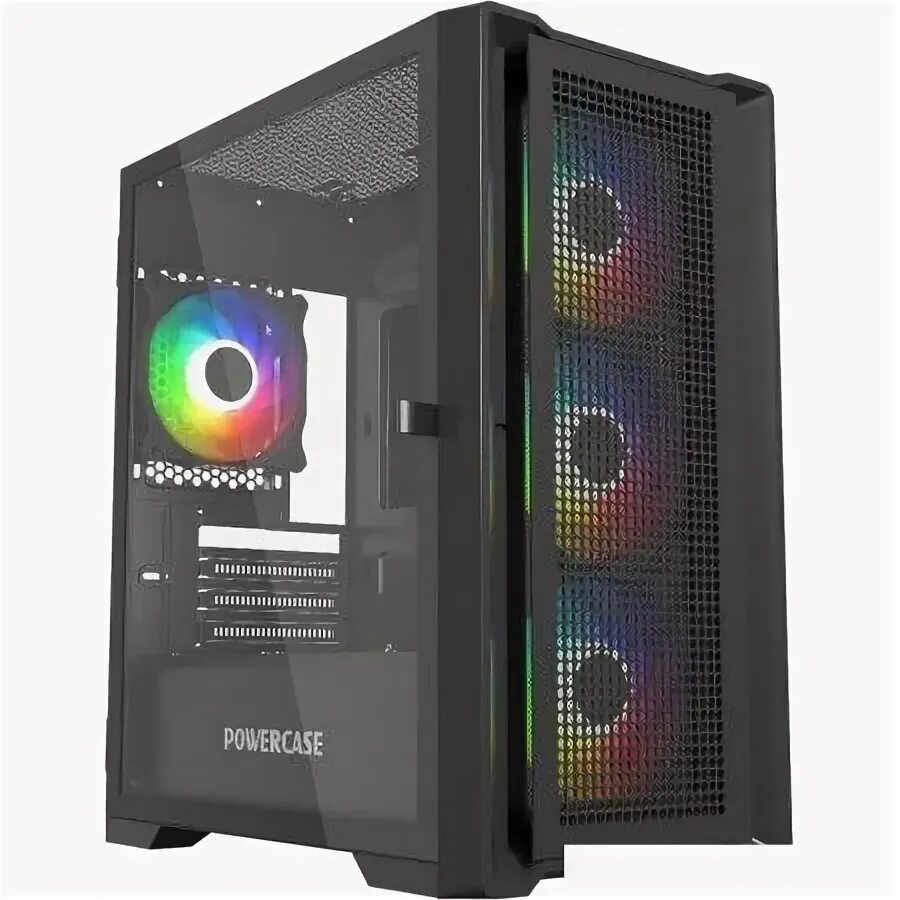 Корпус Powercase Mistral Edge Black: купить в интернет магазине Регард Москва: ц