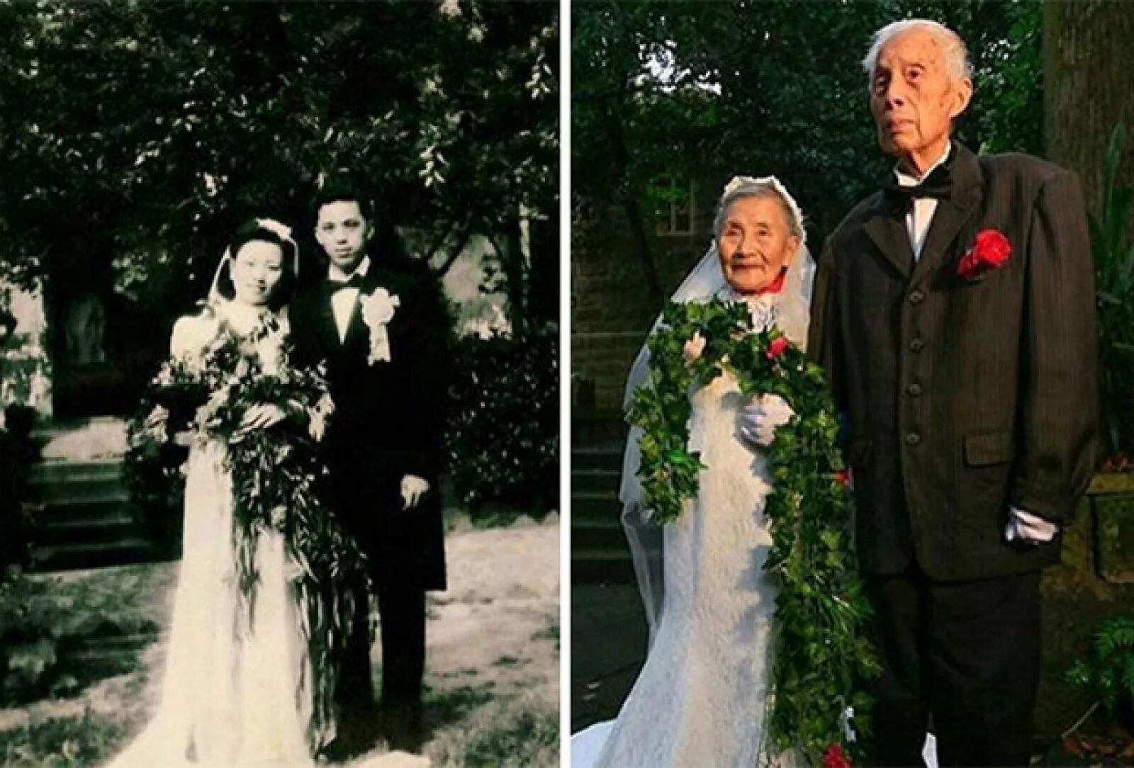 Красная свадьба 100 лет. Свадьба 1945 год. Долгожители Агаевы красная свадьба. Пара которая в браке 100 лет.