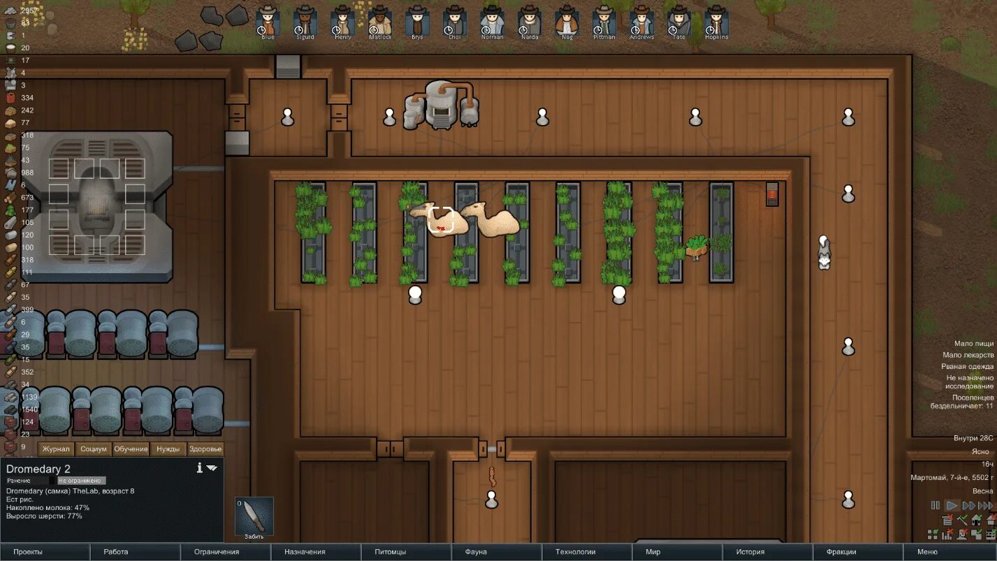 Как кормить животных в rimworld. Как кормить животных в rimworld