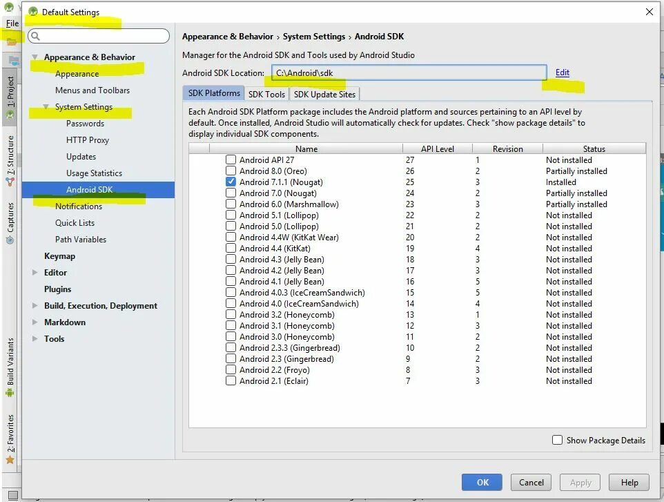 Your android sdk location contains non ascii. Your android sdk location contains non ascii