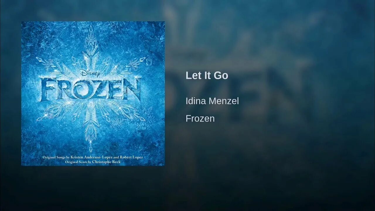 Включи let it go. Фрозен харт. frozen - idina menzel - let it go. album frozen let it go. for the first time in forever reprise.
