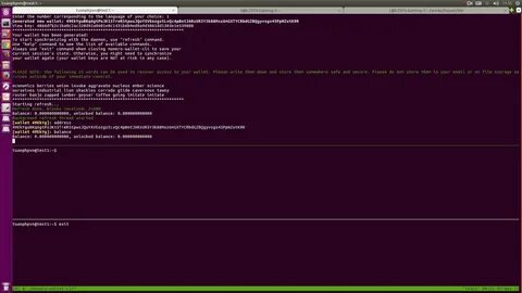 Cli wallet