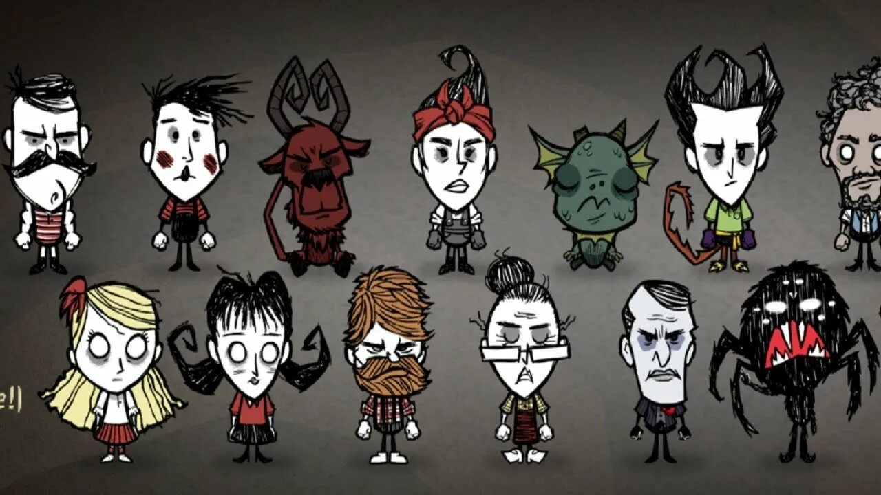 Хай ай донт. Don t Starve персонажи. Персонажи из донт старва. Персонаж Максвел dont Starve together.