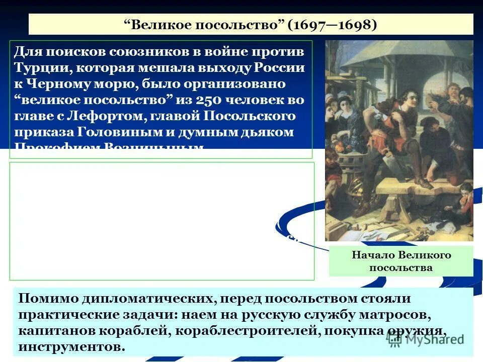 глава посольского приказа участник великого посольства 1697