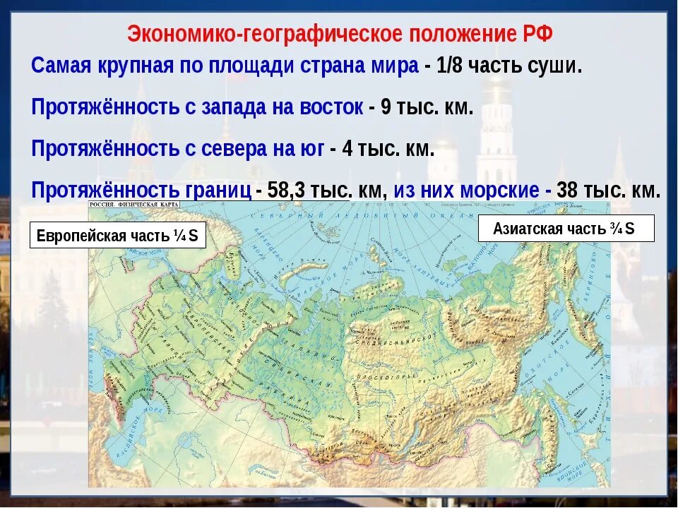 Для географического положения россии характерно