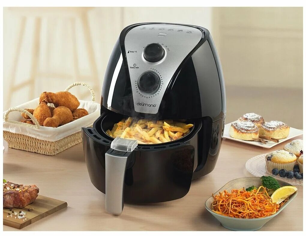 Аэрогриль объем. Delimano мультипечь Air Fryer. Мультипечь Delimano LQ-2501. Мультипечь Делимано помощница. Аэрогриль Delimano 3d Air Fryer.