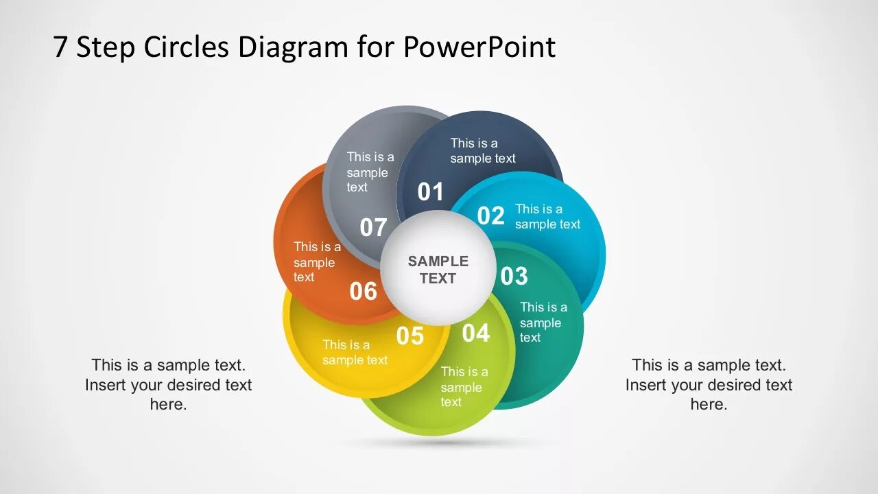 Seven steps. 7 Steps. Steps circle. Circular diagram for POWERPOINT. 7 Step diagram.