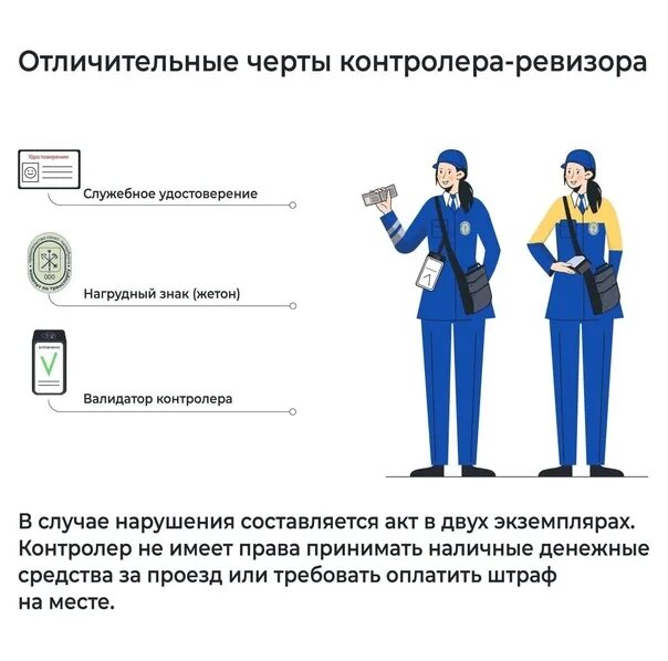 График работы контролеров в автобусе