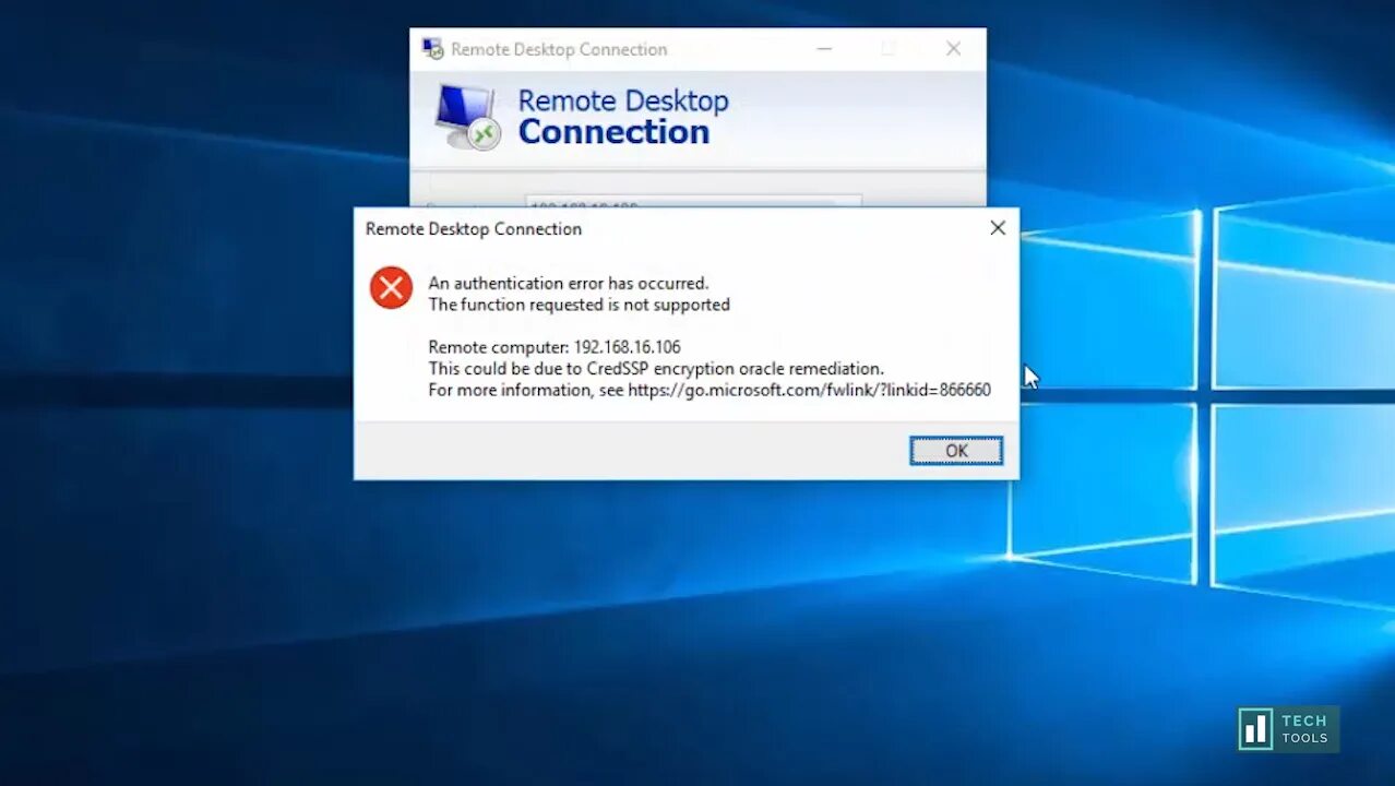 CREDSSP. Windows Remote desktop. Ошибка RDP CREDSSP. Ошибка оракула CREDSSP. Error remote connection