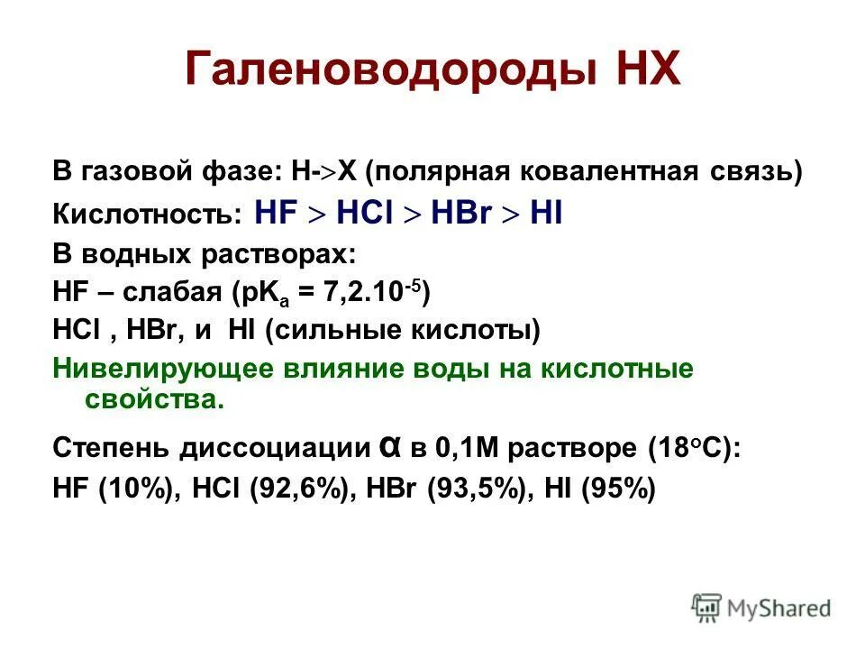 Hf hcl реакции