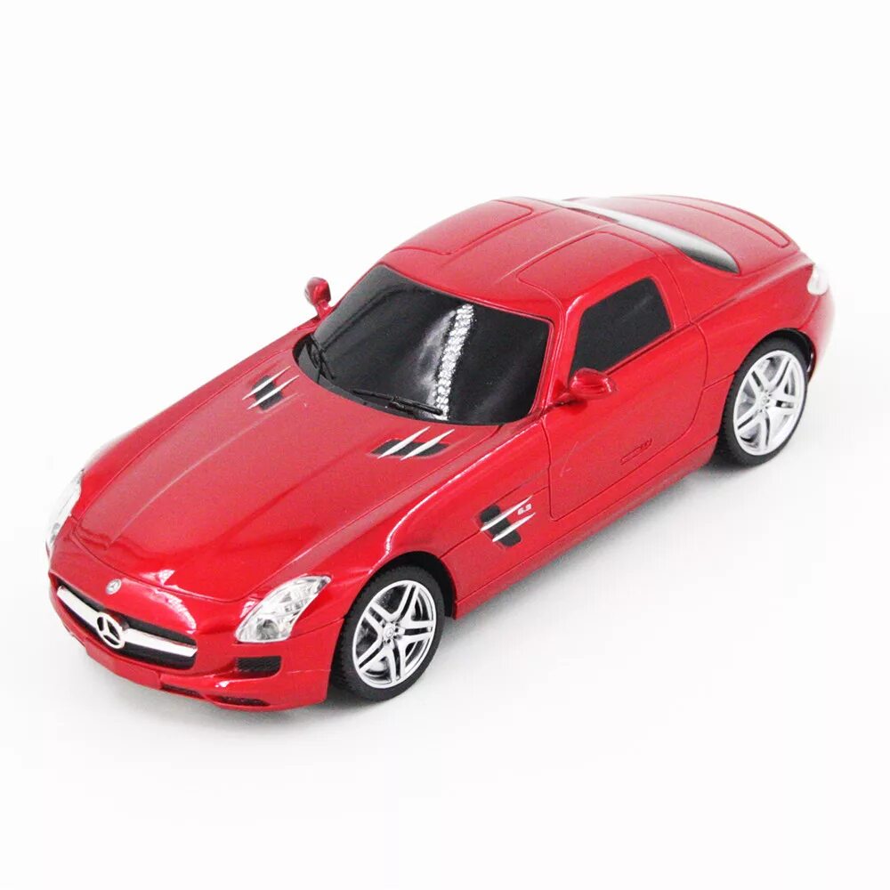 Детские машины модели. Модель Mercedes Benz SLS AMG 1:24. Mercedes Benz SLS на радиоуправлении масштаб 1:24. Модель машины 1:24 Mercedes-Benz SLS AMG Р/У. Радиоуправляемая машина Мерседес Бенц SLS красная.