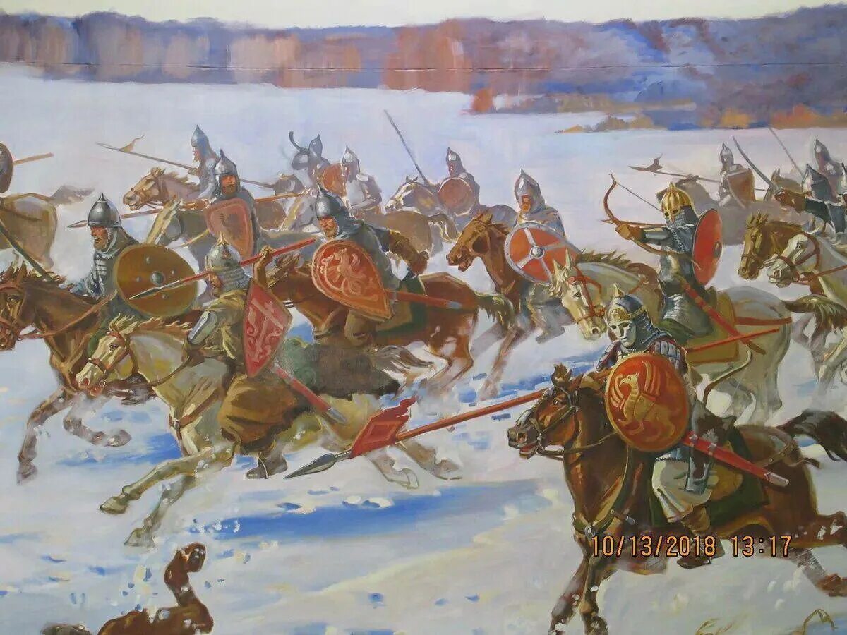 Битва Ледовое побоище 1242. Побоище у тоненького