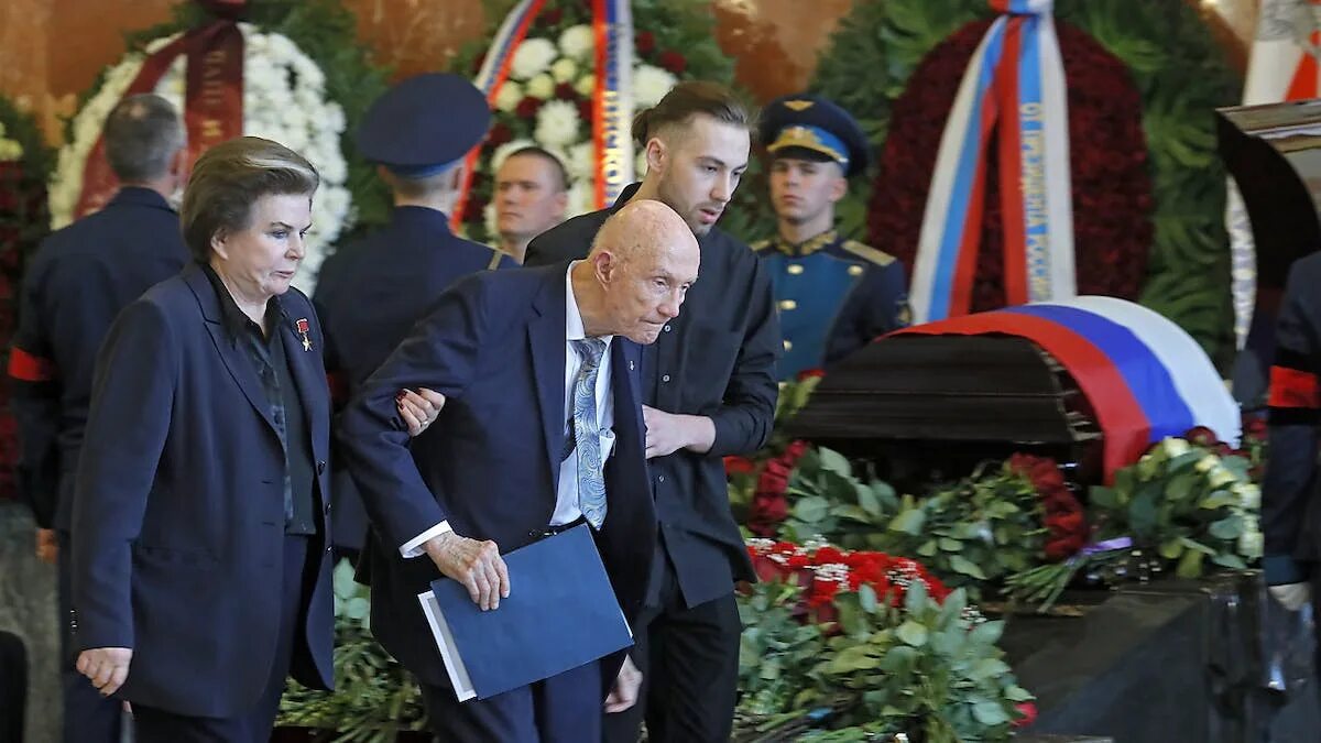 Прощание c космонавтом Алексеем Леоновым