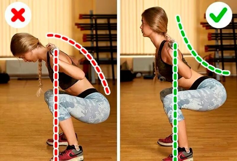 Выпады упражнение. Ошибки при выполнении упражнений. Неправильное выполнение упражнений. Ошибки при выполнении упражнений. Правильная техника приседаний.