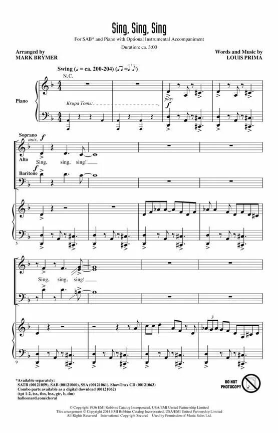 Sing sing sing benny goodman ноты. Sing sing sing ноты для флейты. Sing sing sing ноты для хора. Sing sing sing ноты для трубы. Sing sing sing chris tomlin.