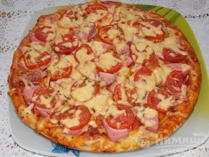 Рецепт пиццы с манкой