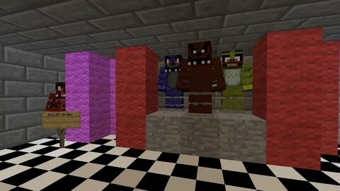 Майнкрафт мод five nights at freddys