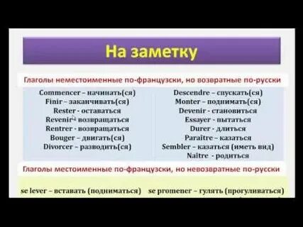 В тексте используется возвратные глаголы