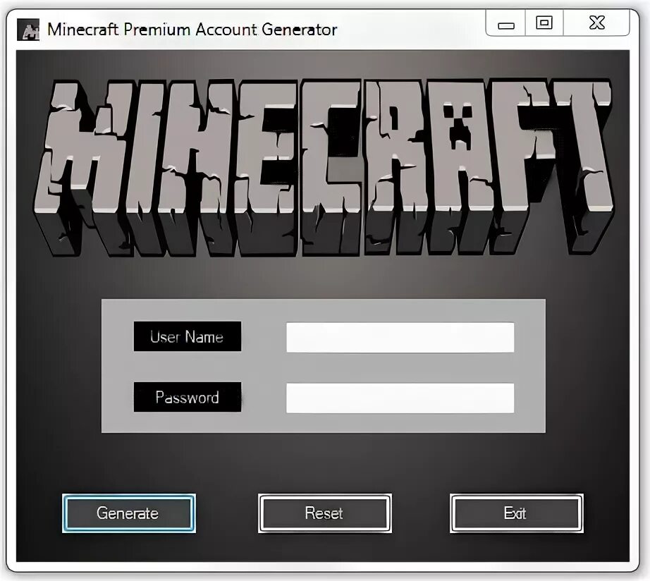 Майн аккаунт. Генератор аккаунтов. Minecraft account Generator. Премиум аккаунт майнкрафт.