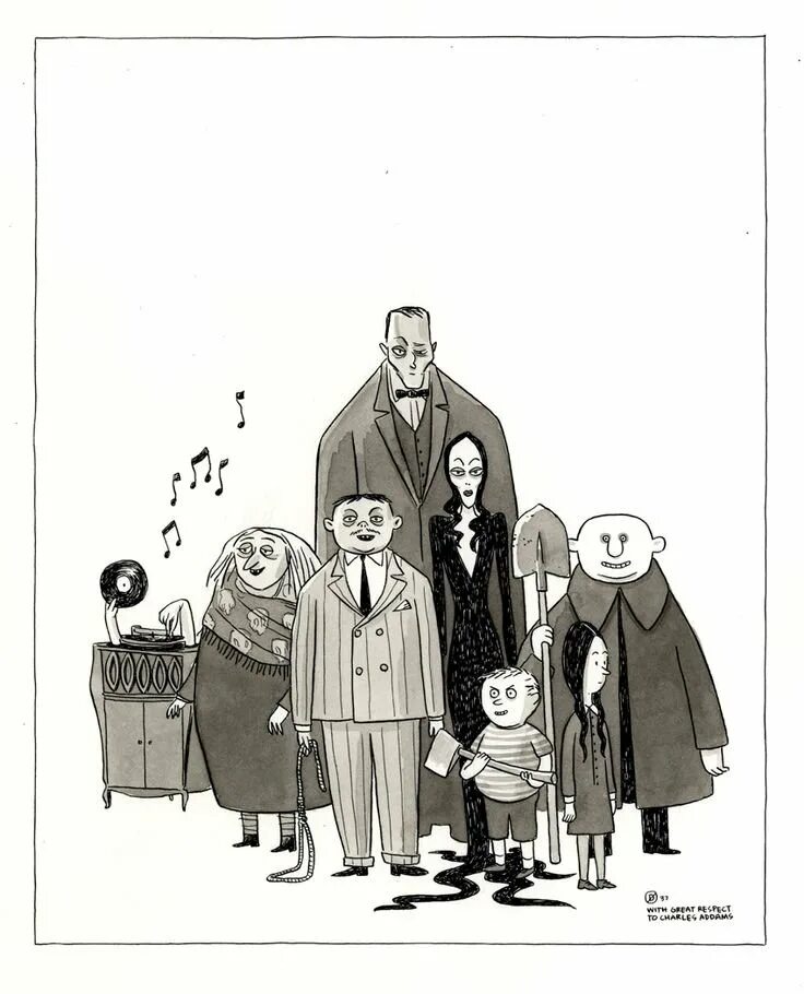 Комикс семейка Аддамс Чарльза Аддамса. Семейка Аддамс комикс 1938. Семейка Аддамс 2012.