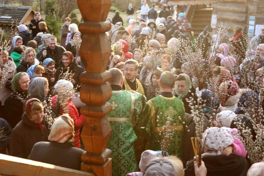 В какое время святят вербу в церкви