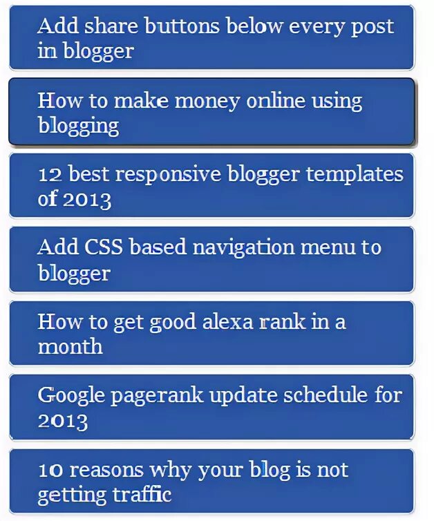 Post widget type. Post widget type