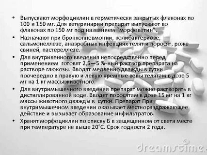 Морфоциклин на латинском