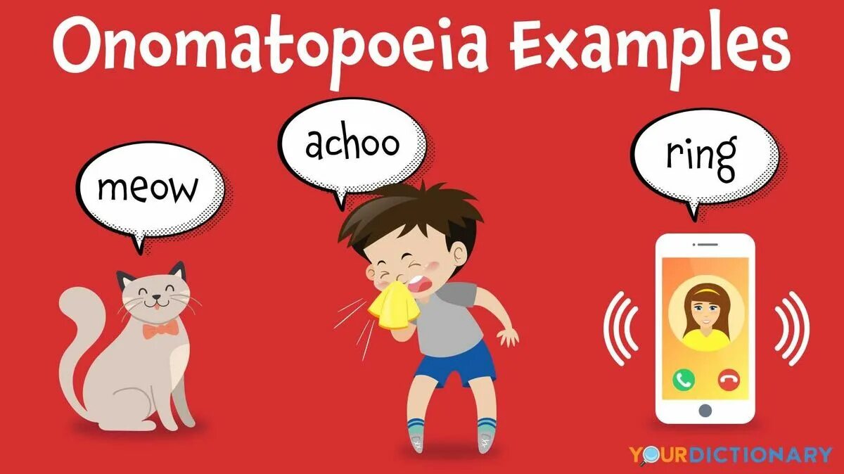 Onomatopoeia examples. Onomatopoeia examples