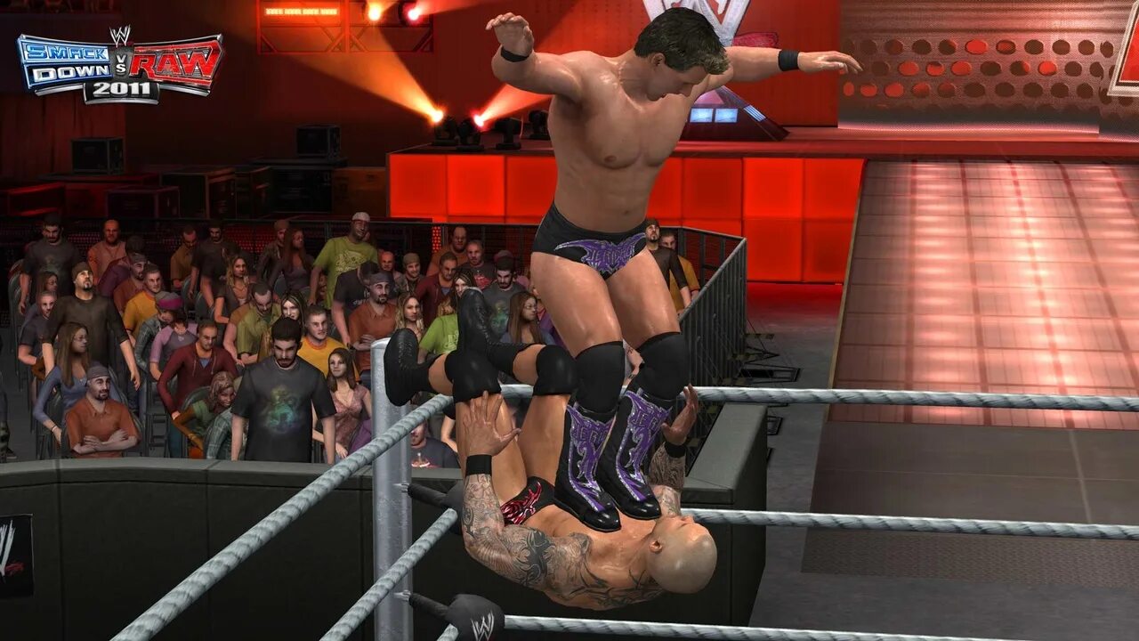 Raw vs smackdown psp. Smackdown vs raw 2011. wwe svr 2011 ps3. wwe 2k11 ps3. wwe smackdown! vs. raw 2011.