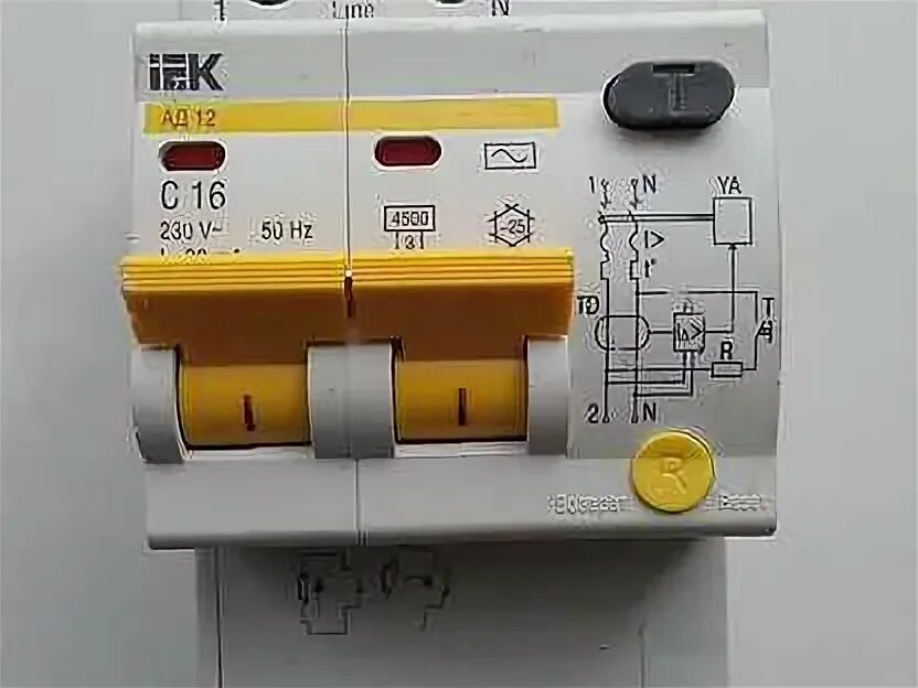 Автоматический выключатель иэк 16а