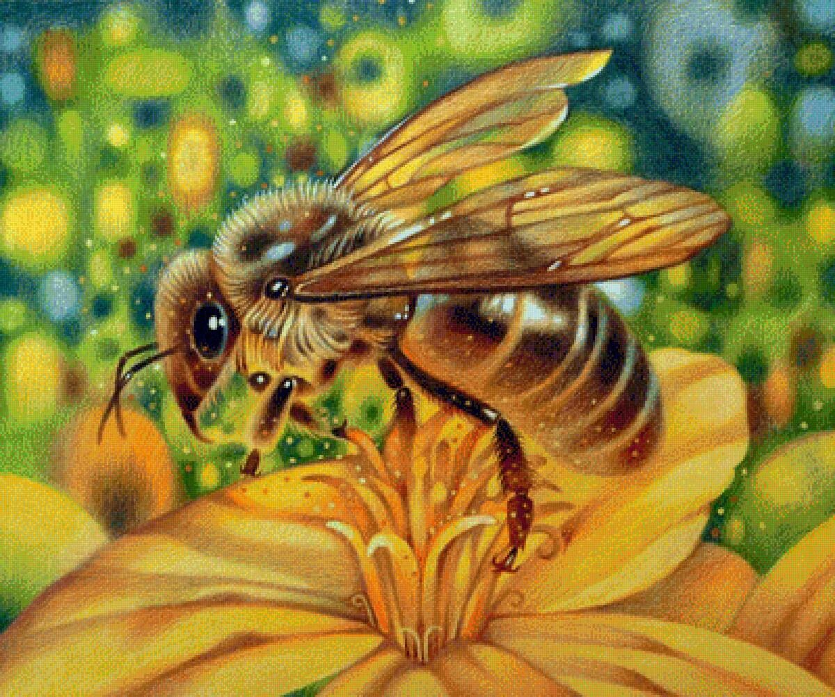 Нектар рисунок. Пчела. Пчела живопись. Красивая пчела. Пчела на цветке.