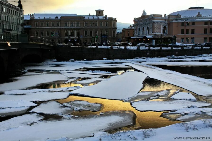 Ледоход спб